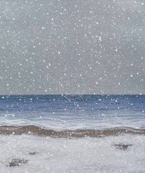 Snow on the Beach